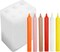 6-Hole Long Cylinder Silicone Candle Molds – Pillar-Shaped Mold for Aromatherapy Candles, Soy Wax, Soap, Clay, Plaster, Resin, and Handmade Crafts (5.9 in)